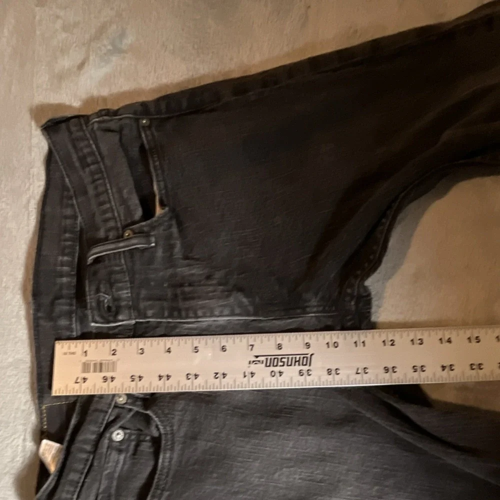 Levi's Straight Men's Jeans Black 514 Denim Cotton Button Zip Pockets Dark 32x32